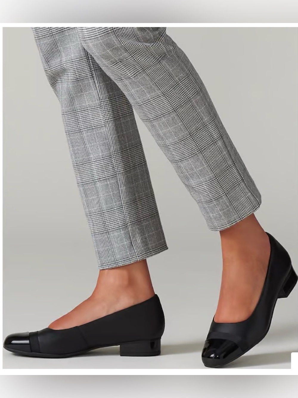 Clark’s Juliet Monte Pump Black Womens Size 7 EUC Classic Low Heel Pump $89
